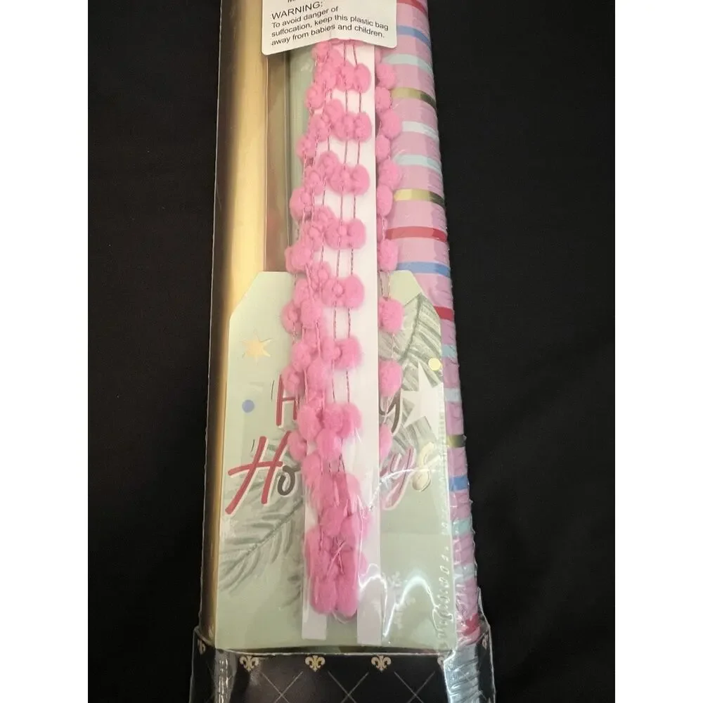 Premium Wrapping Paper Set NWT Holiday Gift Wrap With Tags